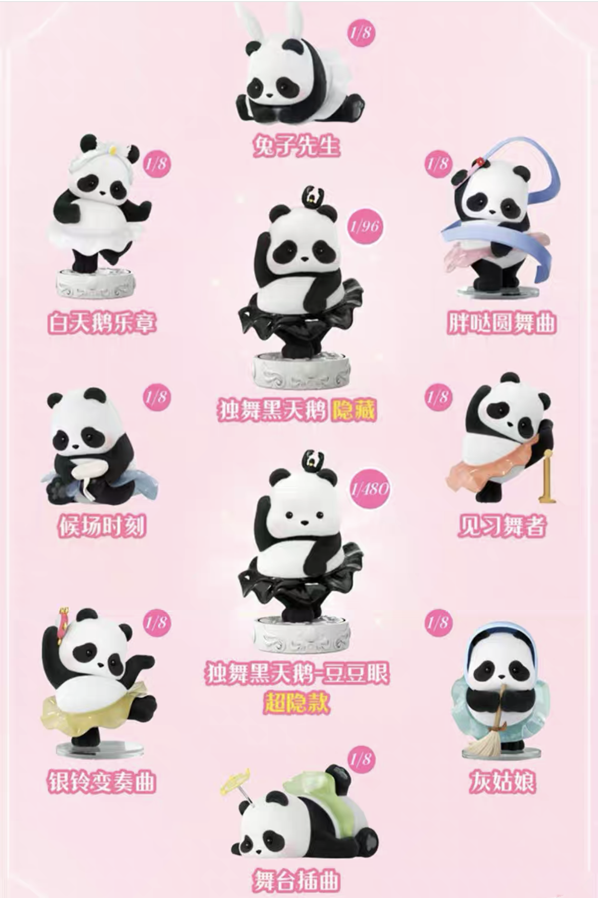 52Toys Panda Roll Ballet Performance Series Blind Box
