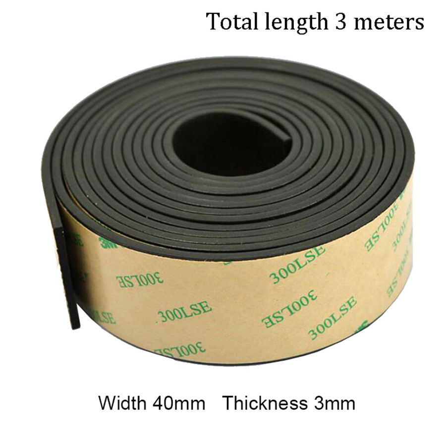 Universal 3m Car Sunroof Window Seal Strip Rubber Weather Stripping 40mm*3mm 1PC