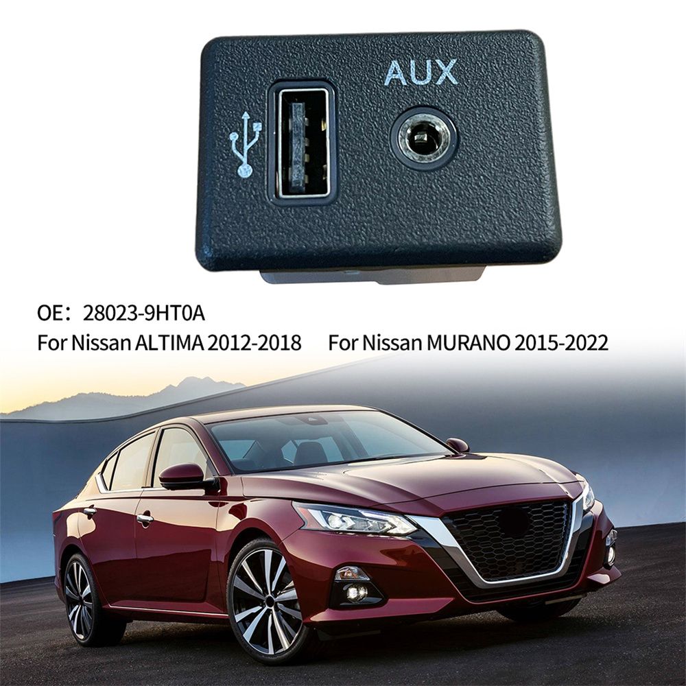 thumbnail image 2 of AUX Auxiliary USB Jack Port Audio 280235AA0A For Nissan Altima Murano Rogue 2 of 14