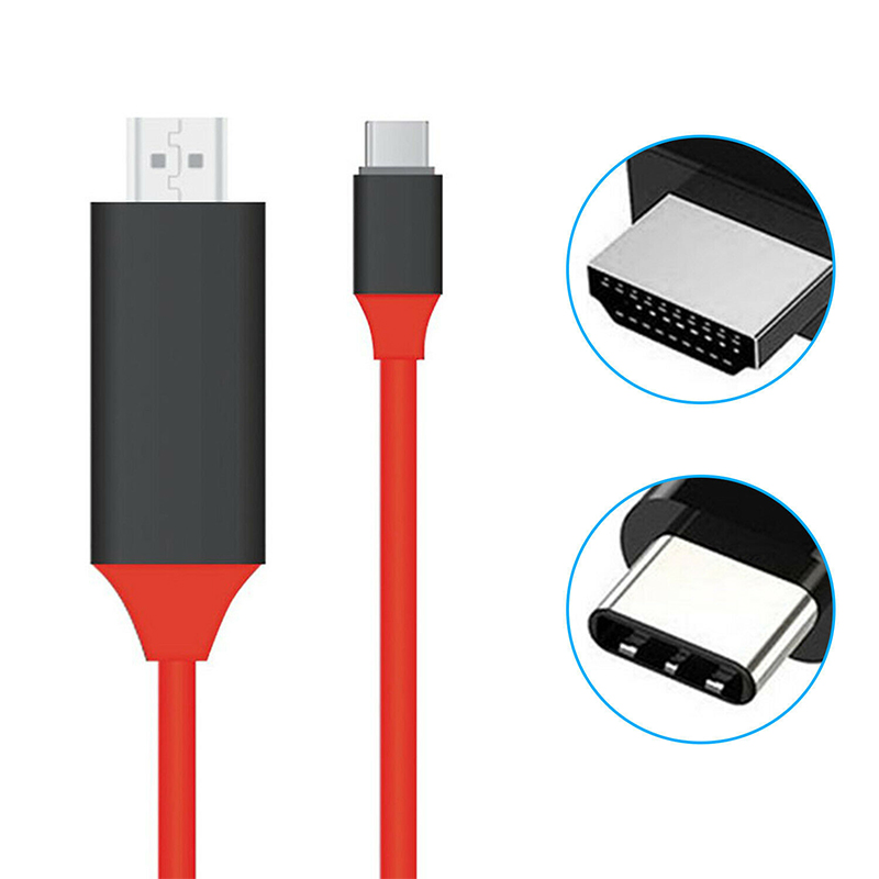 USB-C Typ C 3.1 zu HDMI HDR 4K 2K 60Hz Kabel UHD Adapter Konverter HDTV I VJQ