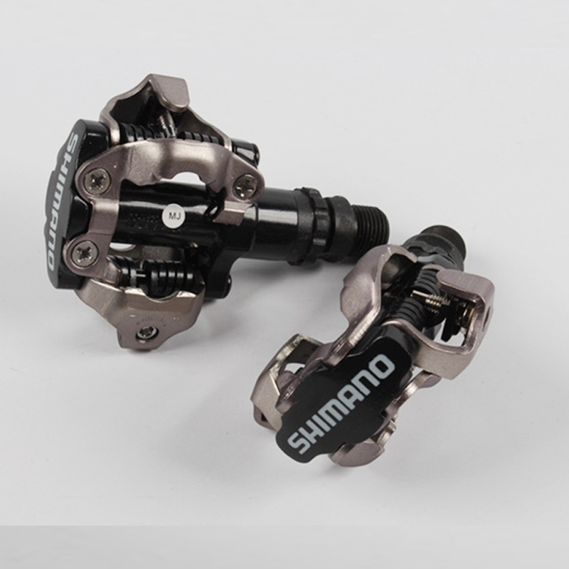 SHIMANO Mountain Bike Pedals PD-M520 Cr Mo Axle Clipless Cleats Pedals Original