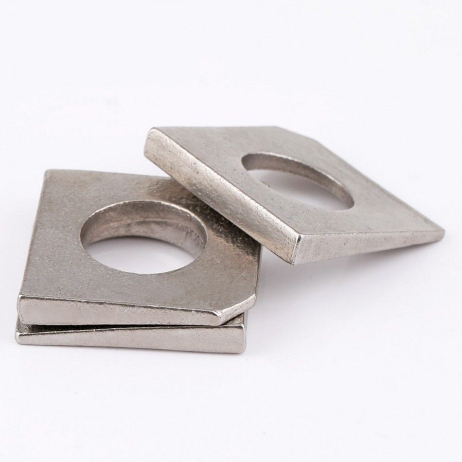 304 A2 Stainless Steel Metric Square Bevel Washers New Beam Flange