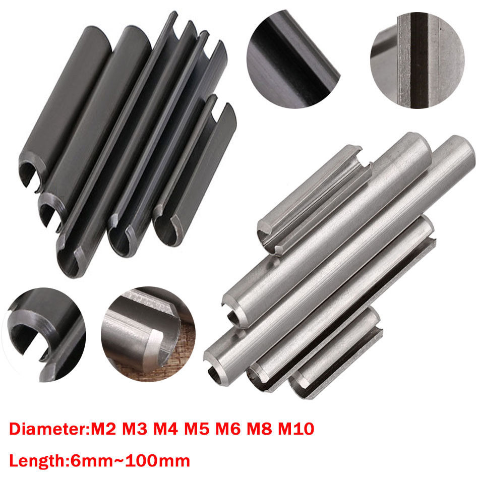 Roll Spring Pin Split Tension Steel Kit Assortment Metric M2 M3 M4 M5