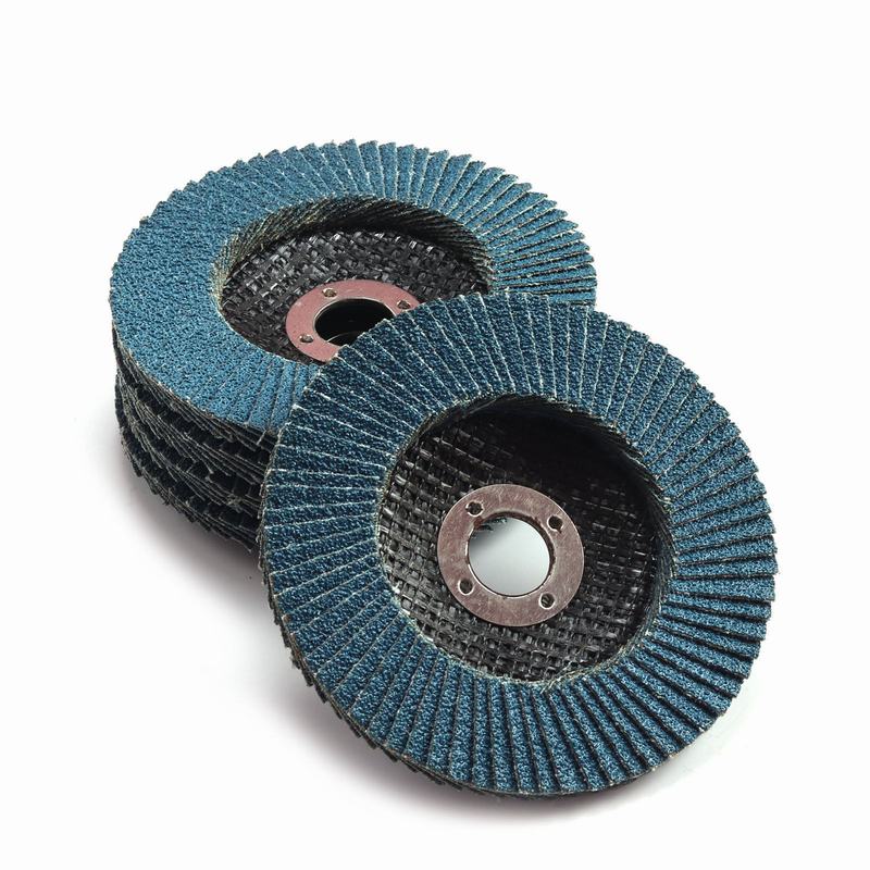 4" 100mm Flap Sanding Discs Angle Grinder Metal Wood Zirconium Aluminum