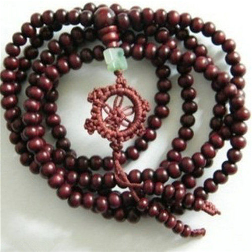 red buddha beads
