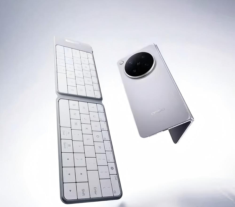 Original OPPO Bluetooth Foldable Keyboard with Shortcut Keys for