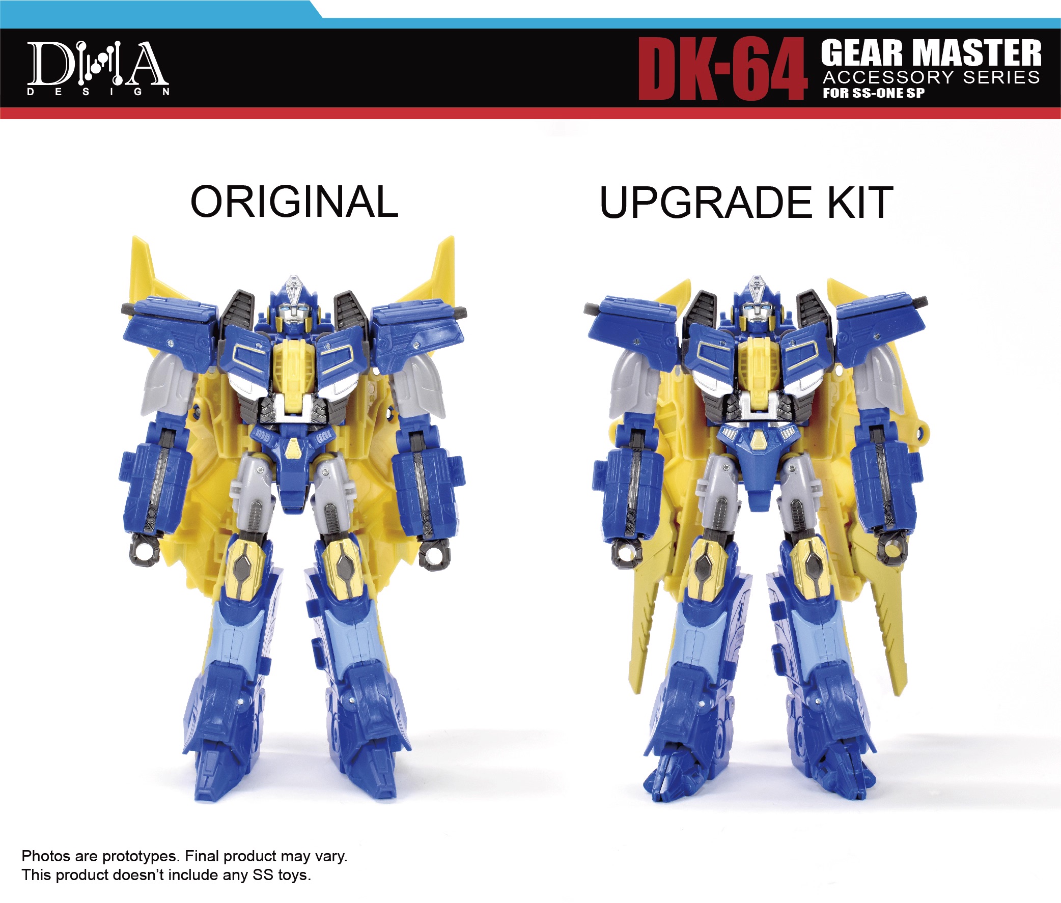 DNA DK-64 GEAR MASTER Upgrade Kit For SS ONE Sentinel Prime
