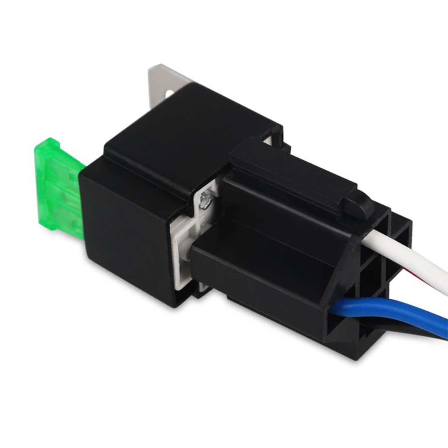 6pcs Car Relay Switch Harness Set 12v 4pin Spst 30amp Fuse