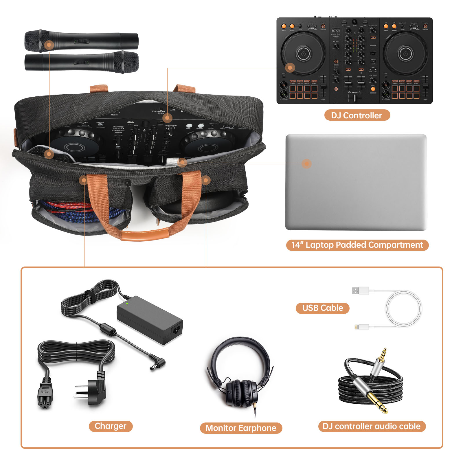 Pioneer DJ DDJ-FLX4【専用バッグ付き】 pioneer-ddj-flx4-