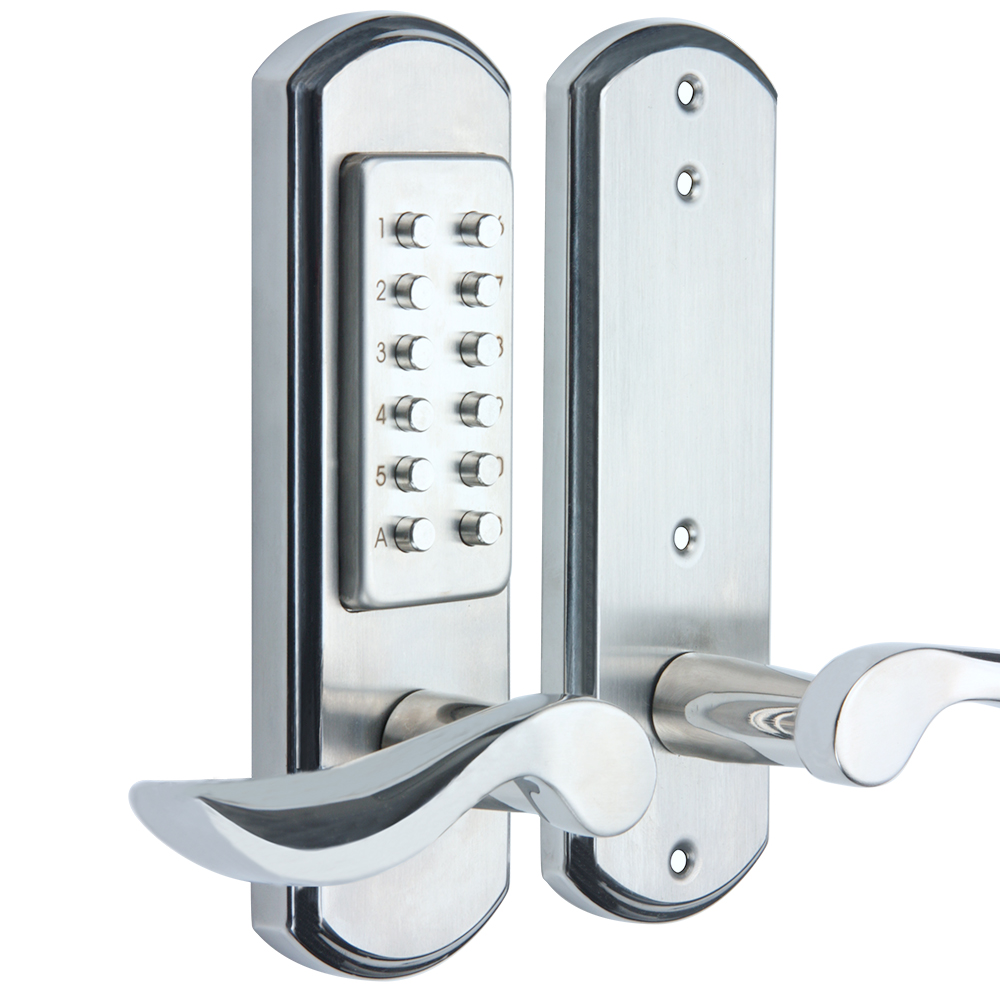 Keyless Entry Mechanical Handle Door Lock Password Code Keypad