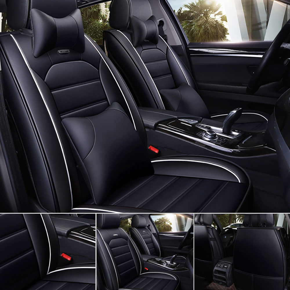 Sitzbezüge Sitzbezug Schonbezüge für Chevrolet Spark Schwarz Modern MG-1 Set