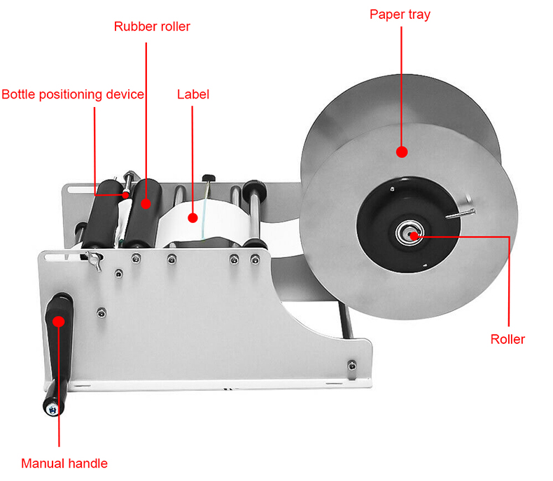 round label printer machine