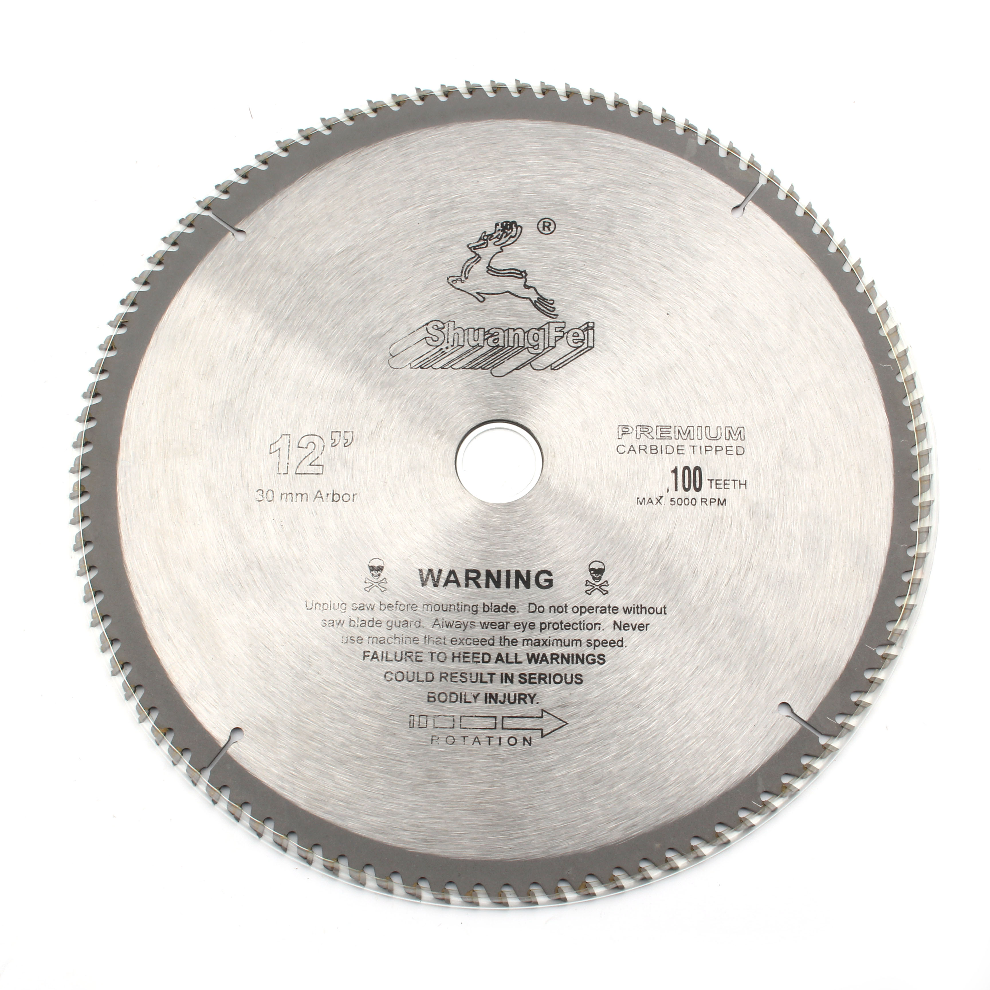 12 inch 300mm Circular Saw Blade for Wood Aluminum Cutting Tool 100 ...