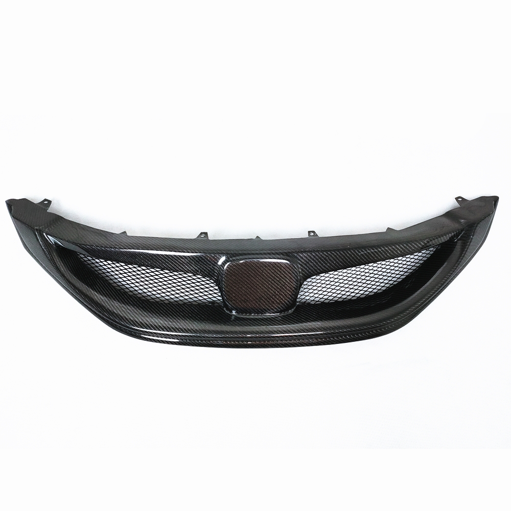 Front Bumper Lower Grille Chrome Molding Trim For 2013-2015 Honda Civic Sedan