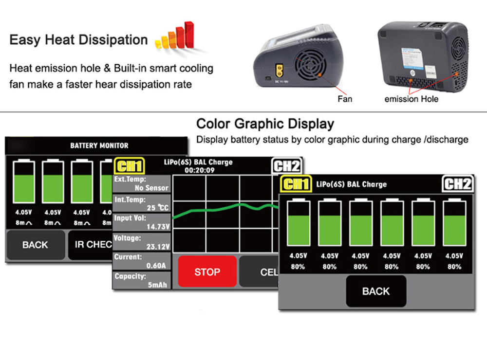 HTRC T240 DUO バランス充電器 HTRC T240 DUO Multi-Charger/Discharger for LiPo LiHV LiFe