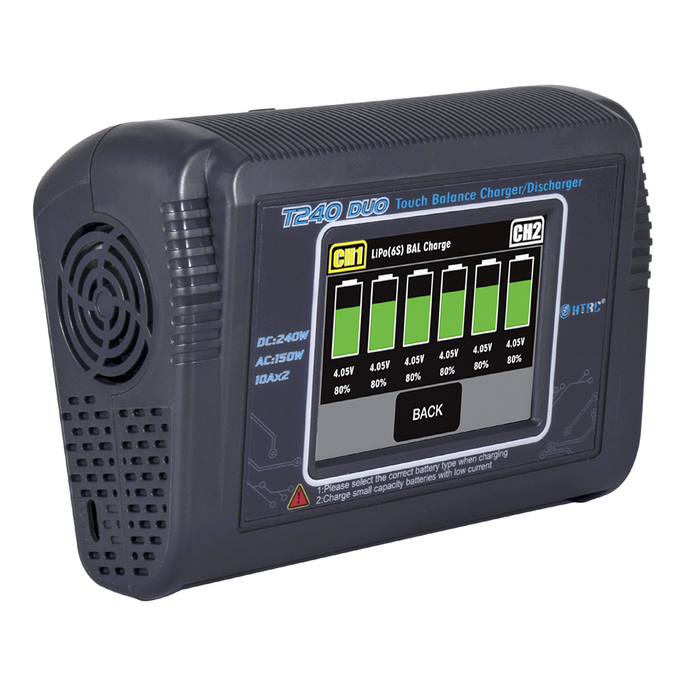 HTRC T240 DUO バランス充電器 HTRC T240 DUO Multi-Charger/Discharger for LiPo LiHV LiFe