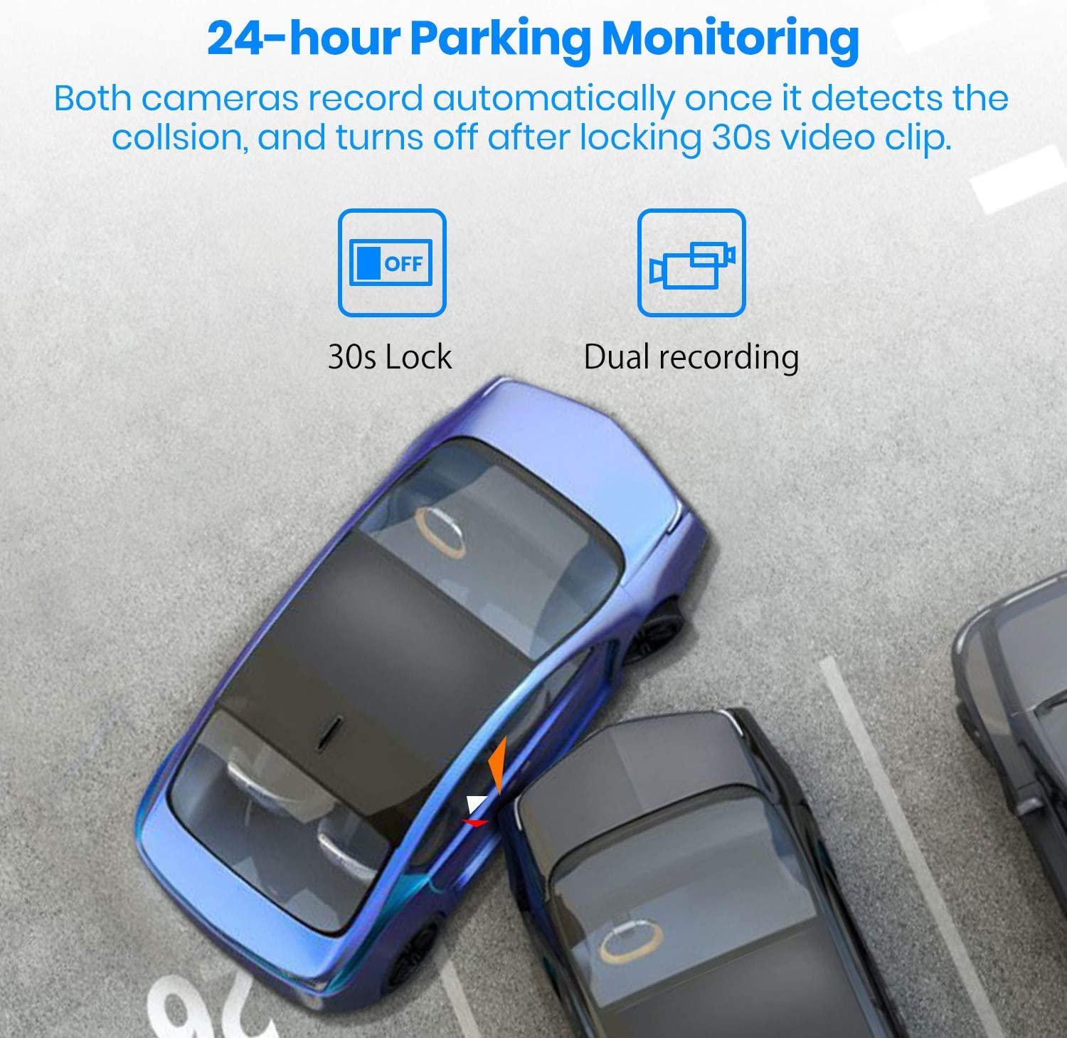 AUTO-VOX V5PRO Rear View Mirror 9.35