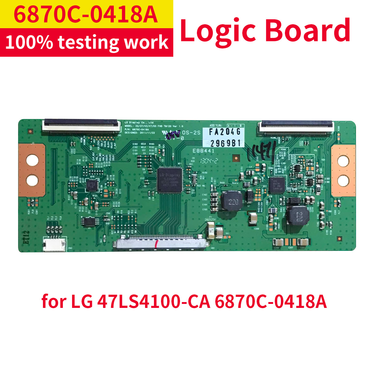 LG 6870C Series T-Con Board Replacement LG 6870C Series T-Con Board Replacement