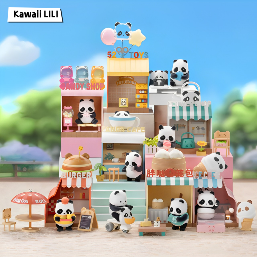 52TOYS Panda Roll Shopping Street Series Blind Box Confirmed
