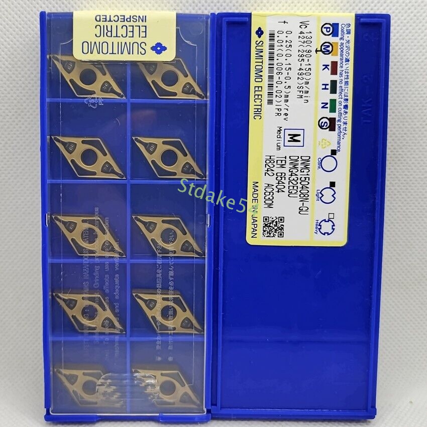 インカム DNMG150408N-GU AC630M DNMG432 Original SUMITOMO, 10pcs CNC