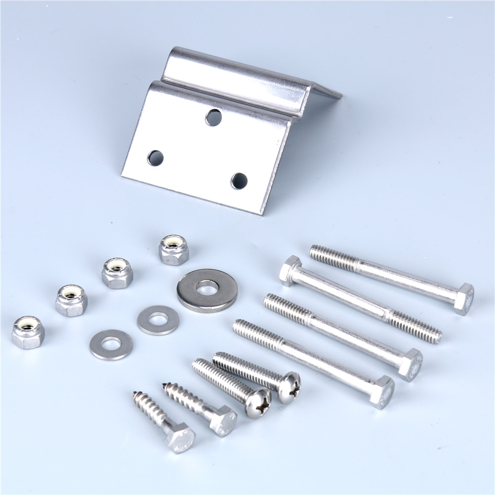 Boat Swim Polyethylen Outboard Platform Stainless Rail & Brackets 3