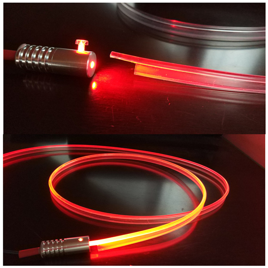 12V 4M Fiber Optic Interior Lights Car Door Center Console