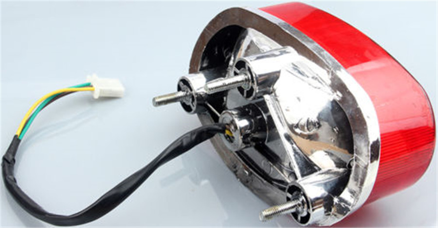 1 x Red Lens Tail Light For ATV Quad 50cc-250cc SUNL ROKETA TAOTAO BAJA