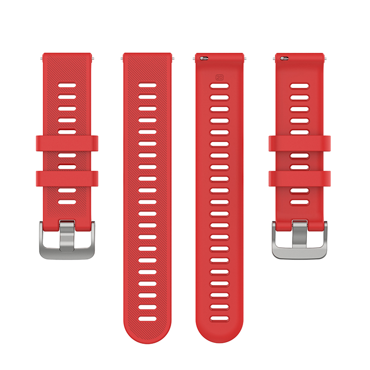 Cinturino In Silicone Per Garmin Forerunner 245 - Larghezza 20mm, Sportivo, Traspirante