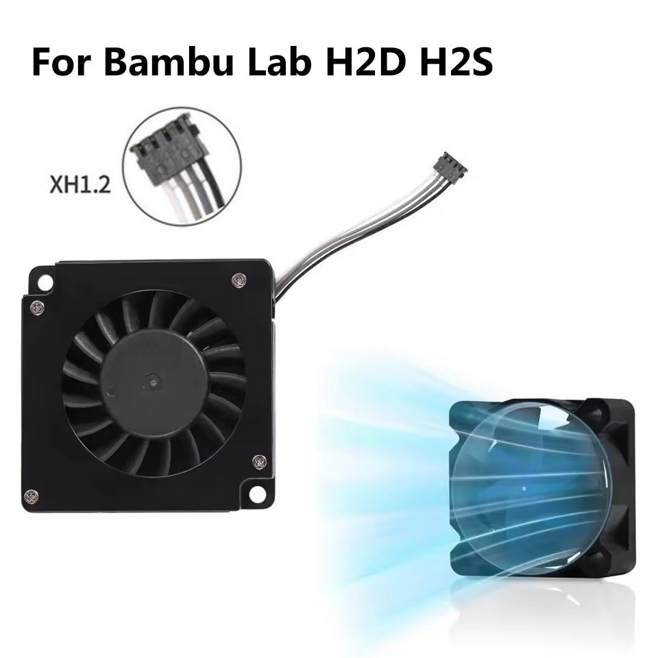 5V Hotend Cooling Fan for Bambu Lab H2D H2S 3D Printer Dual