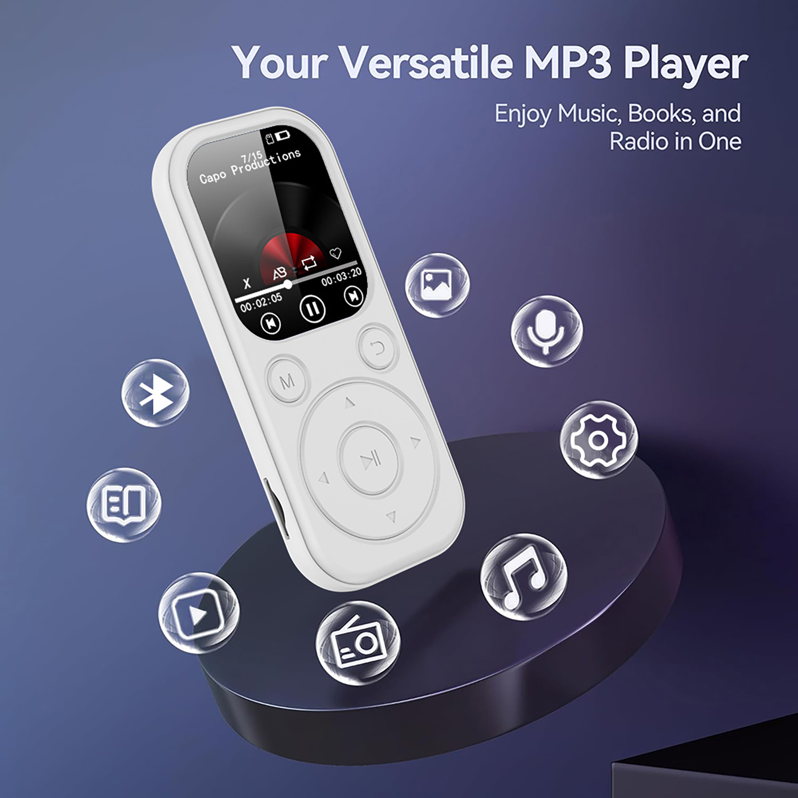 ミュージック Blu-ray Portable 32GB MP4 Player 1.8