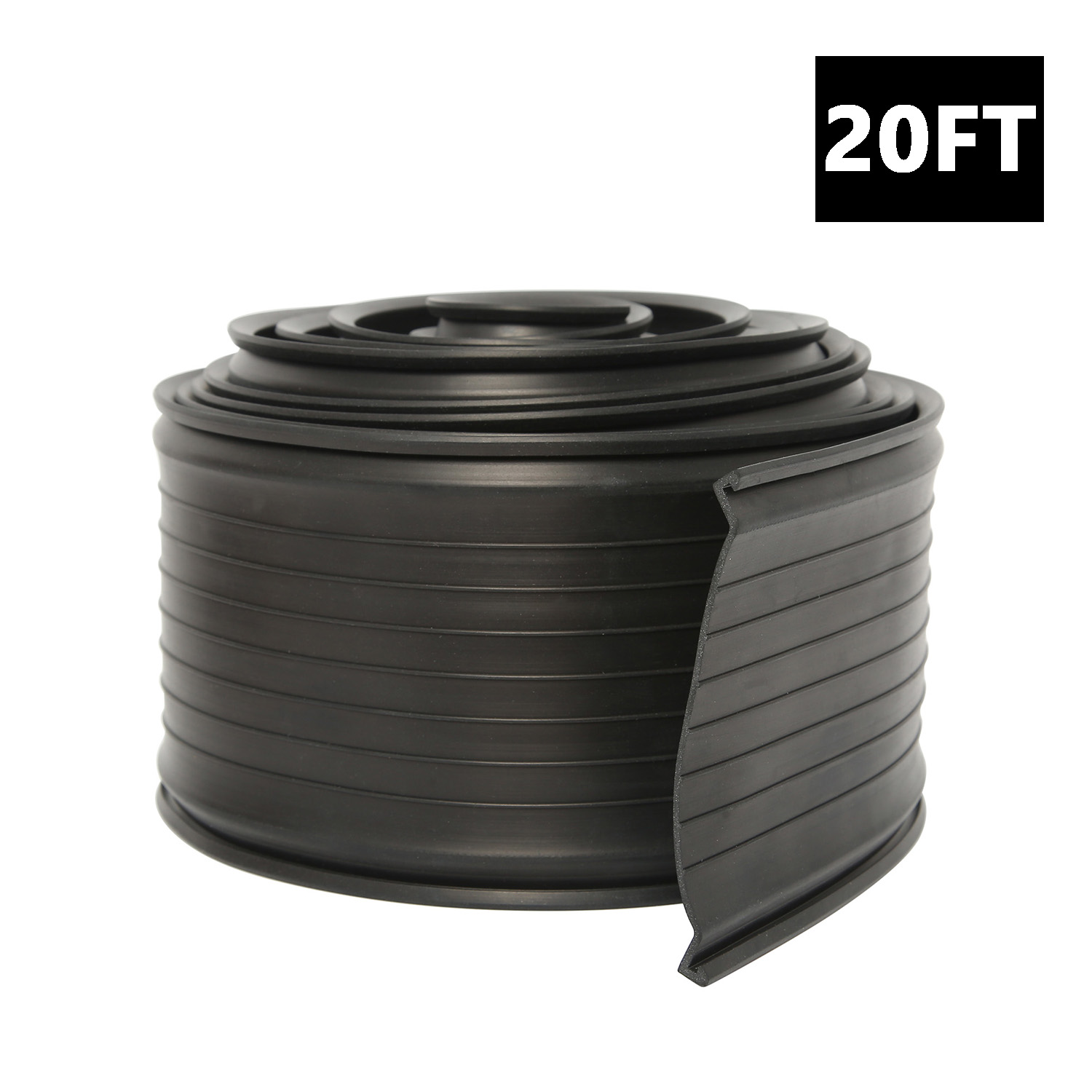20ft Garage Door Bottom Seal Black Weatherstrip T Type 5