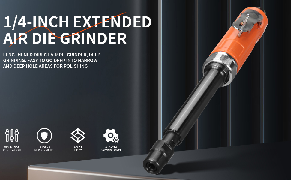 Extended air deals die grinder