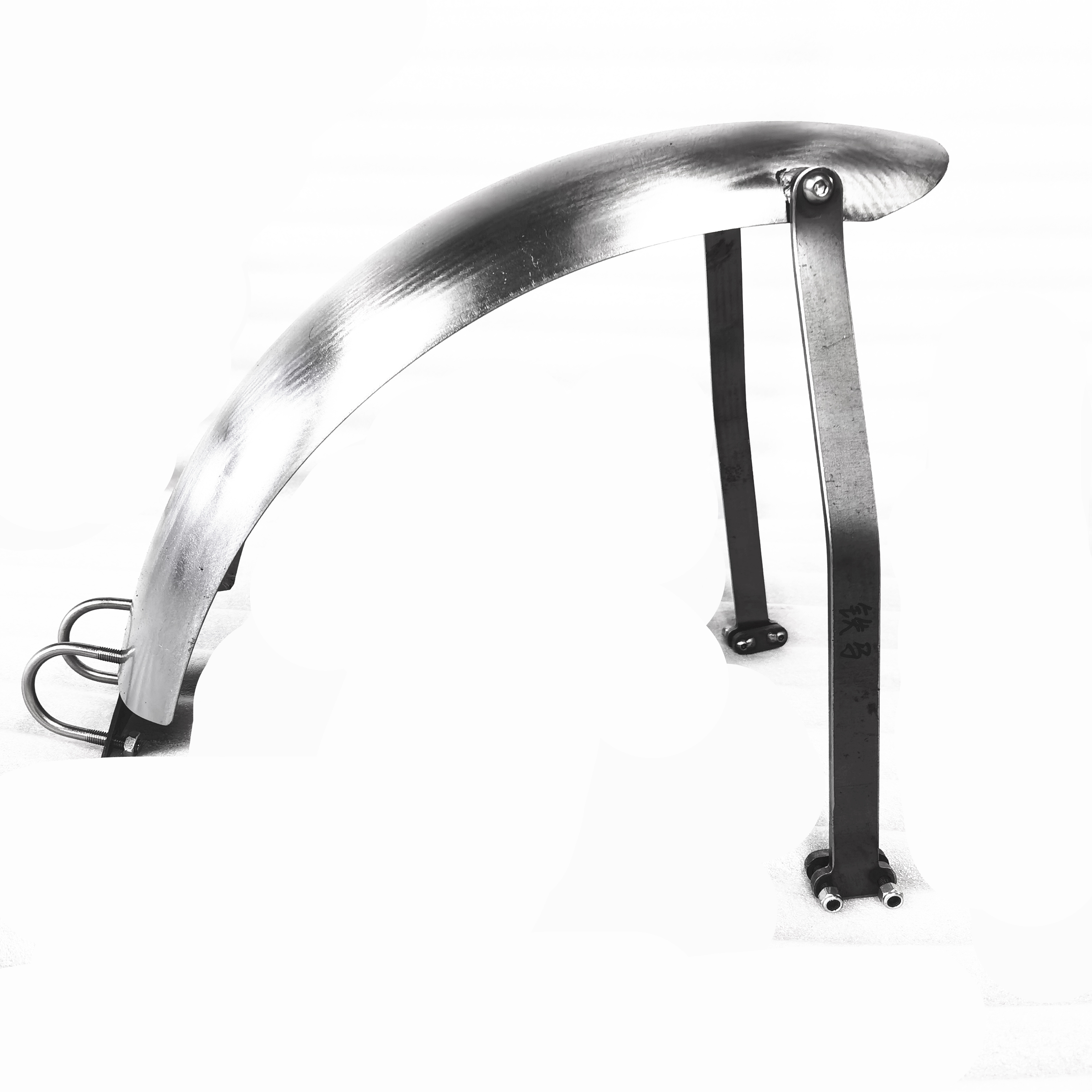 けんけん　steed400 リア一式　おまけあり Motorcycle Modified Silvery Steel Plate Rear Fender For Honda