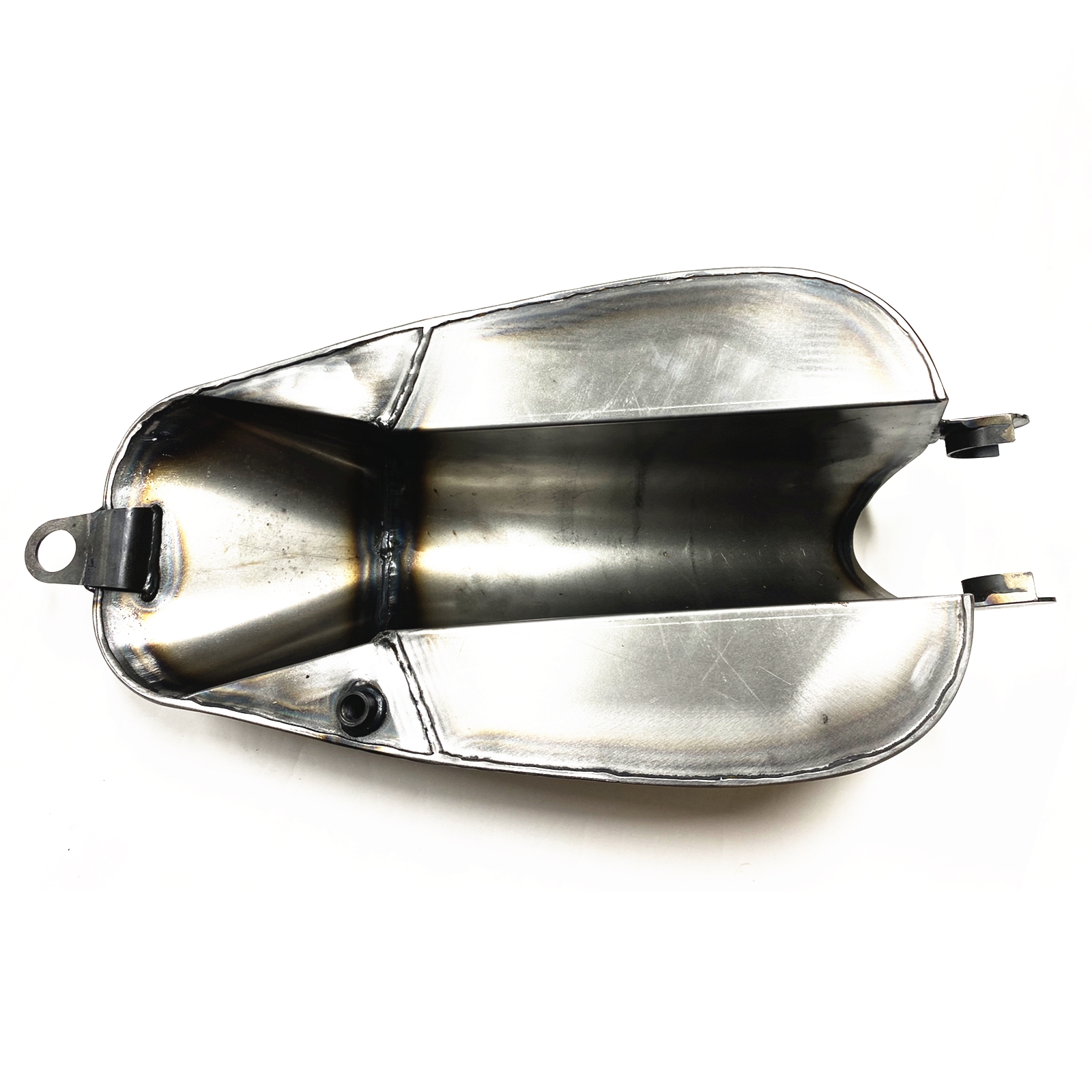 For Yamaha SR400/500 Motorcycle Petrol Gas Fuel Tank Silver