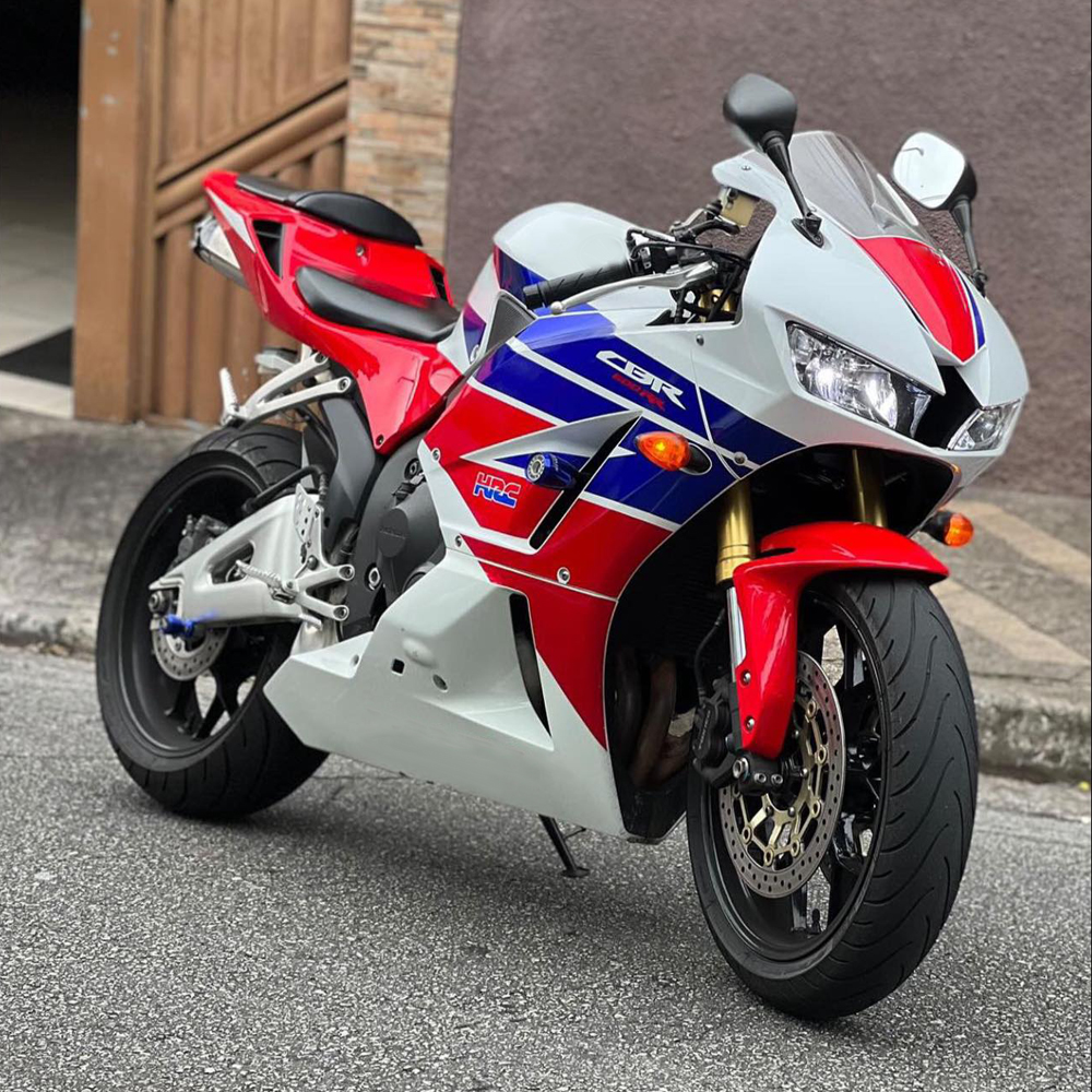 US STOCK White HRC Injection Bodywork Fairing Fit for Honda 13-22 US STOCK White HRC Injection Bodywork Fairing Fit for Honda 13-22