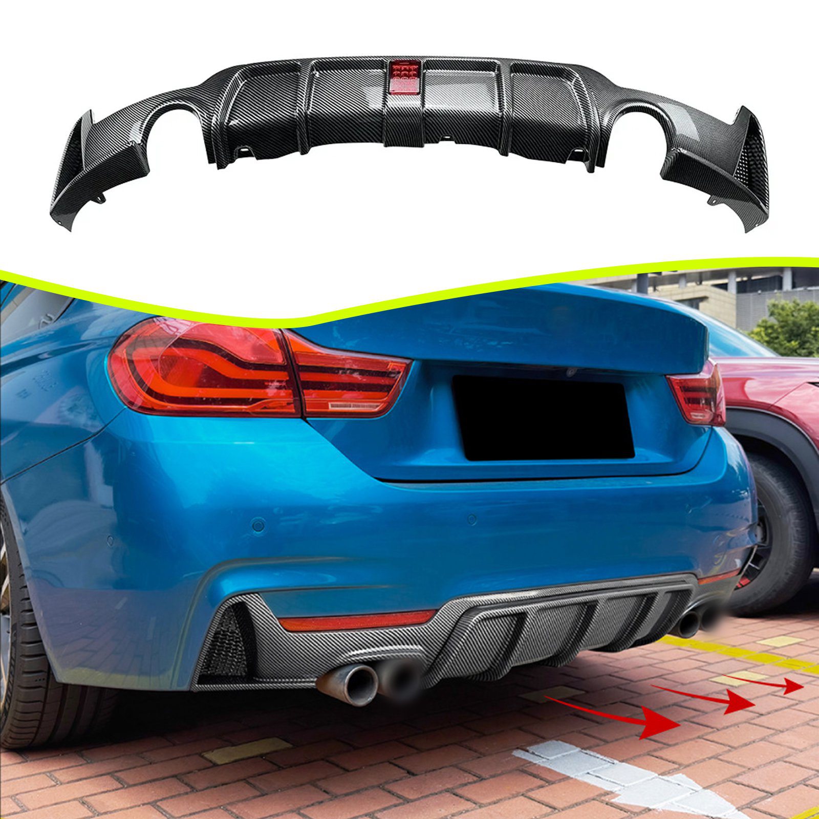 Passend für BMW 4er F32 F33 F36 14-20 M Sport mit Licht