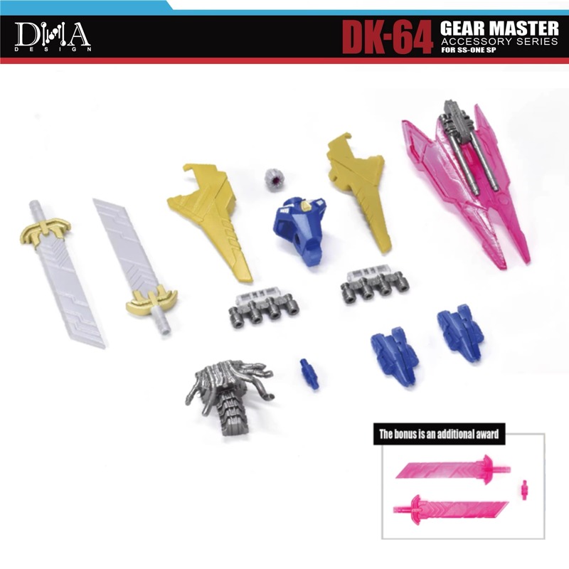 DNA DK-64 GEAR MASTER Upgrade Kit For SS ONE Sentinel Prime