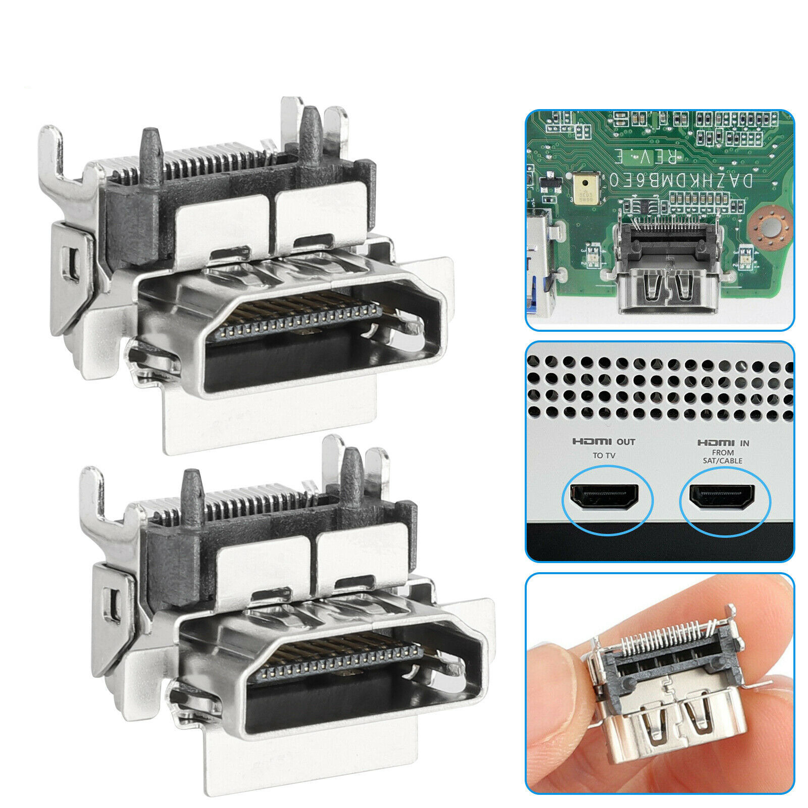 thumbnail image 2 of Original Xbox One S Slim HDMI Port Replacement – Jack Socket Connector (yycrepairs) 2 of 4