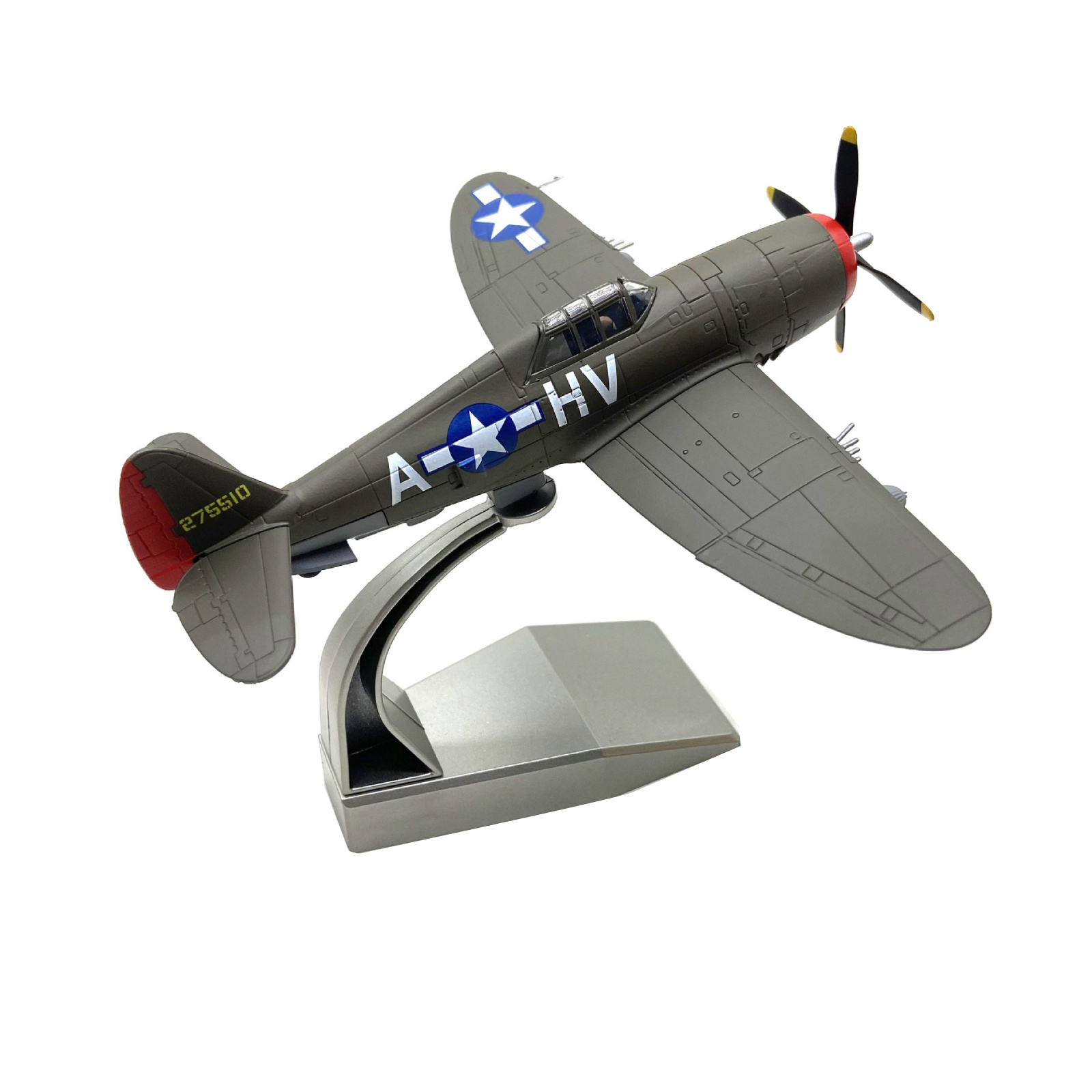 WWII USAAF P-47 Thunderbolt Diecast Model 1:72 15.5cm Alloy