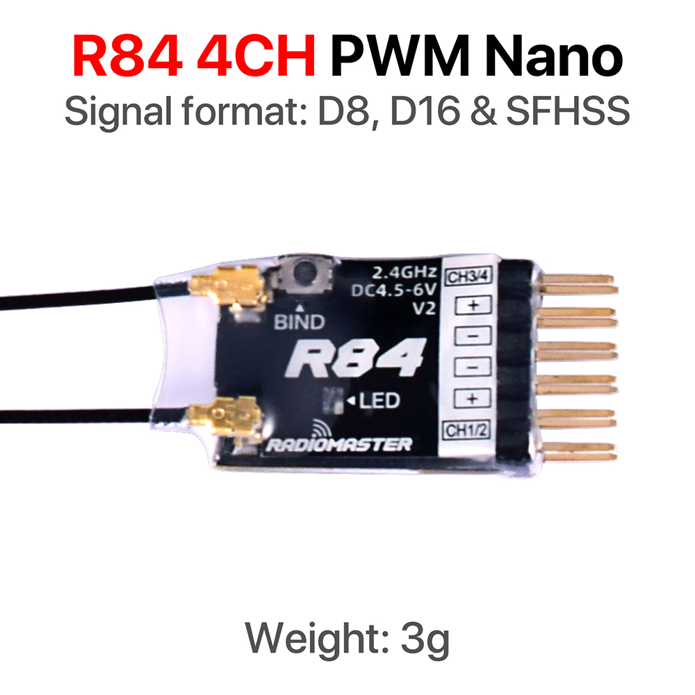 Ricevitore RadioMaster 2.4GHz Per Drone RC - Modelli R81, R84, R86, R86C, R88 - SBUS Nano - Foto 4