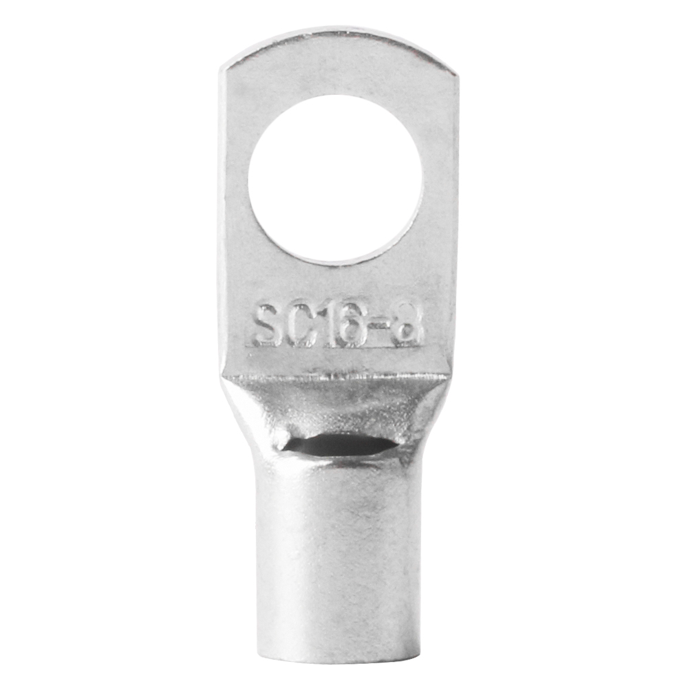 50pcs SC16-8 Non-Insulated Wire Tinned Copper Lug Cable