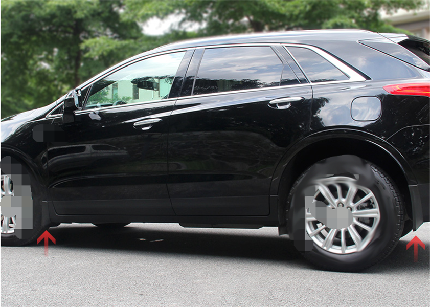 Fit For Cadillac XT5 20162020 ABS Black Splash Guards Mud Flaps Mudguard 4pcs eBay