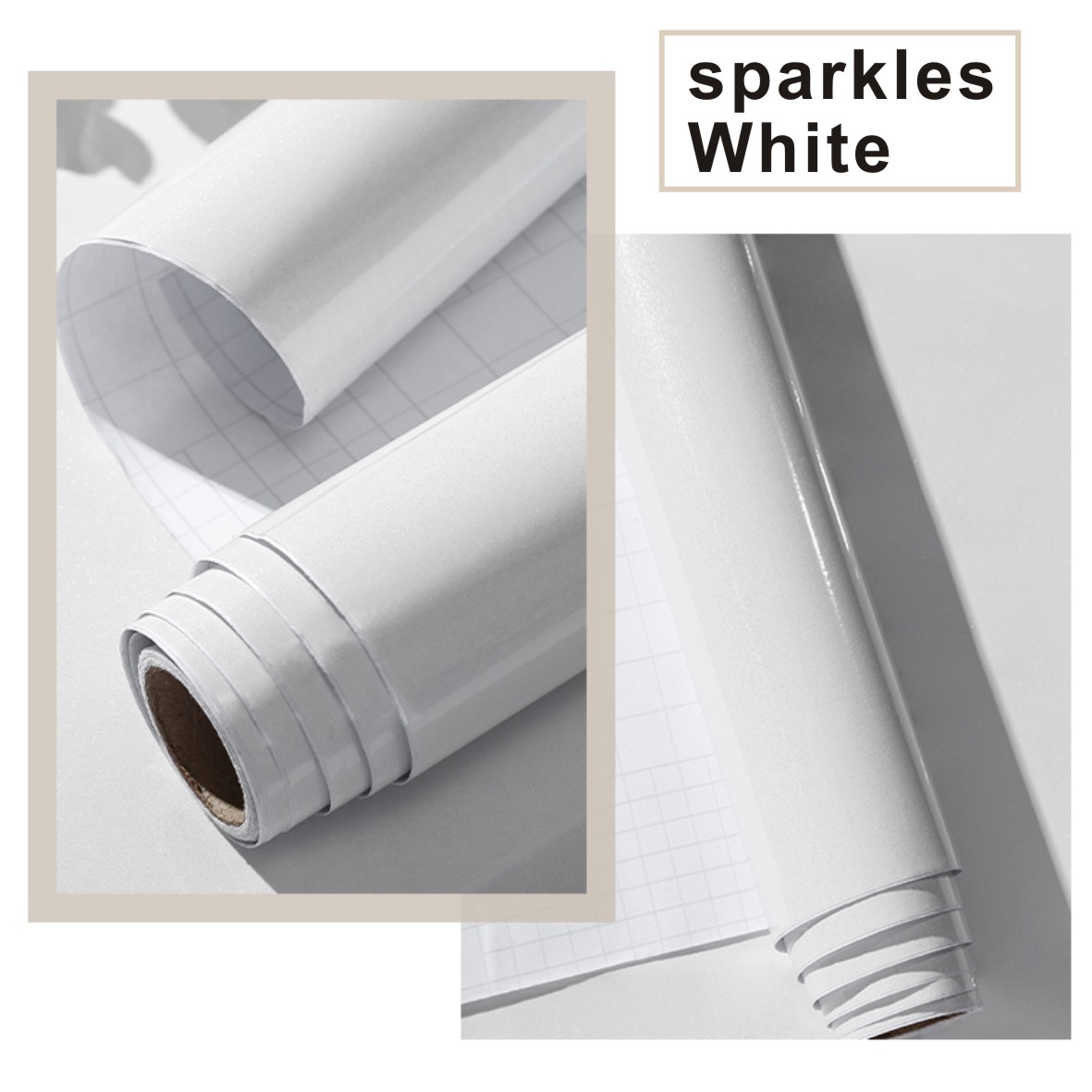 5M 10M Glitter Fablon Kitchen Units Furniture Self Adhesive Vinyl