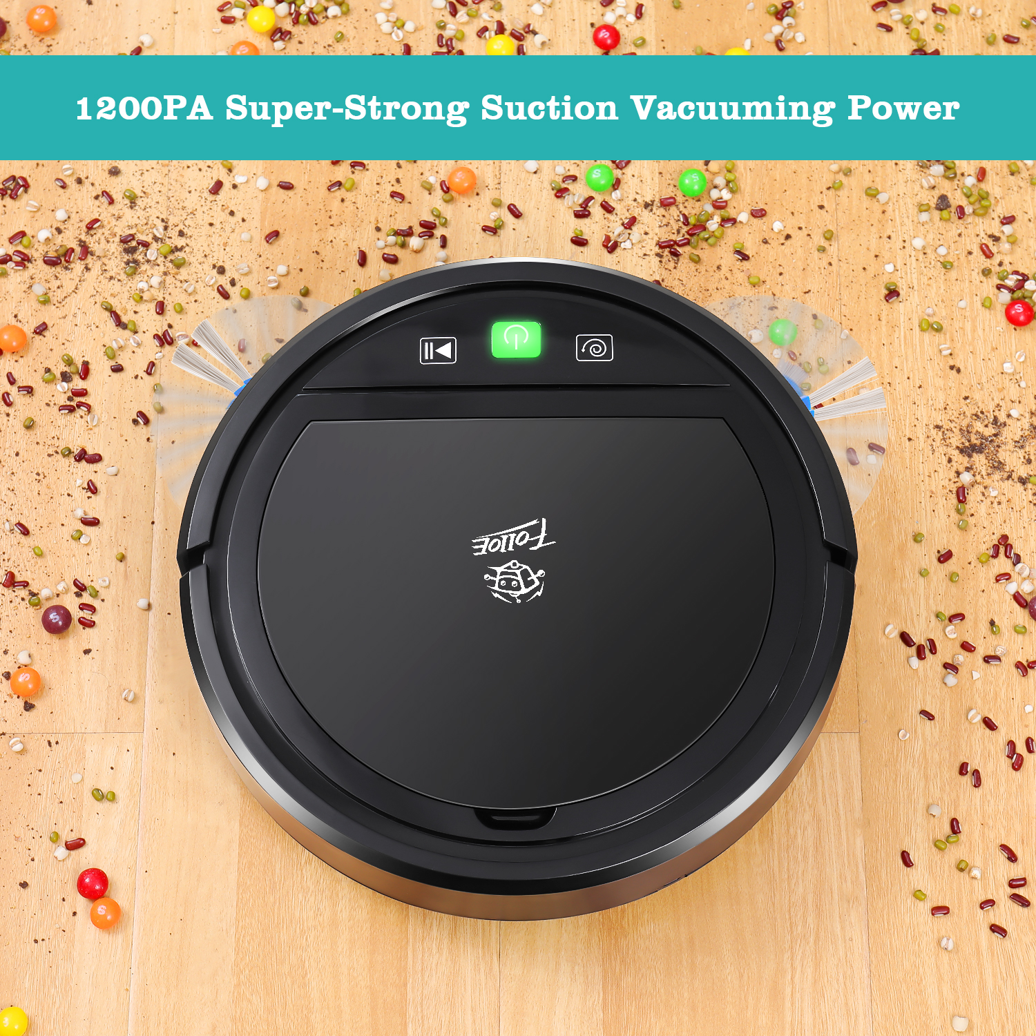 Rumba i Connected Robot Vacuum Robotic Cleaning Vacuuming Robot Pet