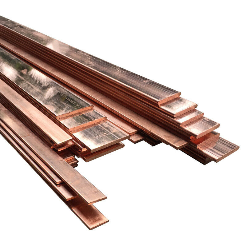 99 T2 Pure Copper Strip Flat Bar Cu Metal Copper Sheet 100mm 250mm 10