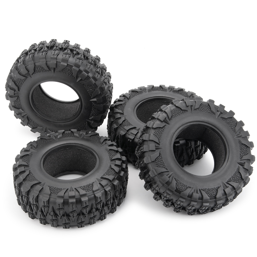4x Gomme In Aggiornamento 2.2 Per Auto Cingolata RC 1/10, Per SCX10 TRX-4 D90