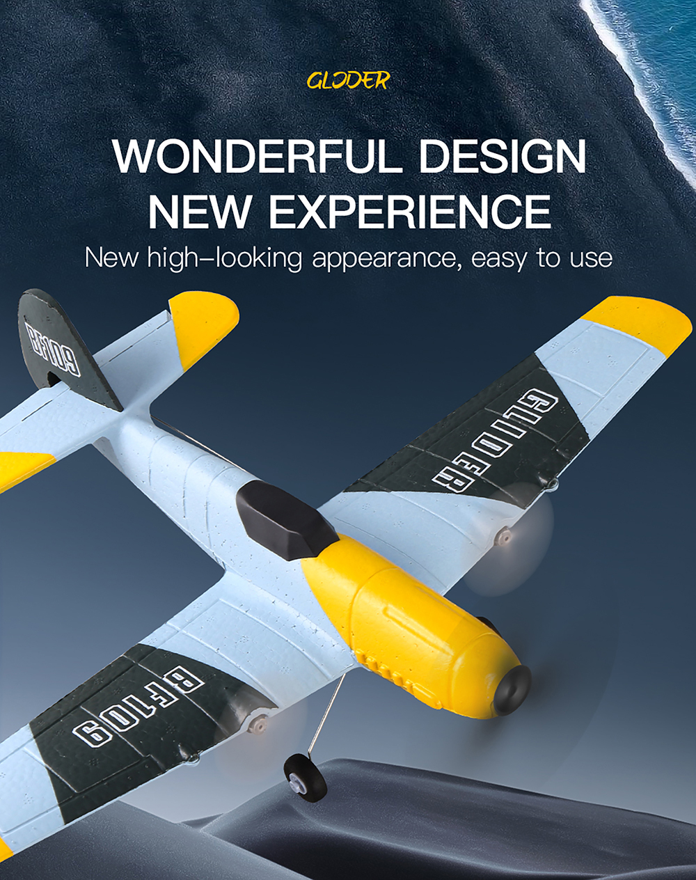 Z61 RC 2.4G 2CH / 3CH Fixed Wing Plane Model Electric RC Airplane