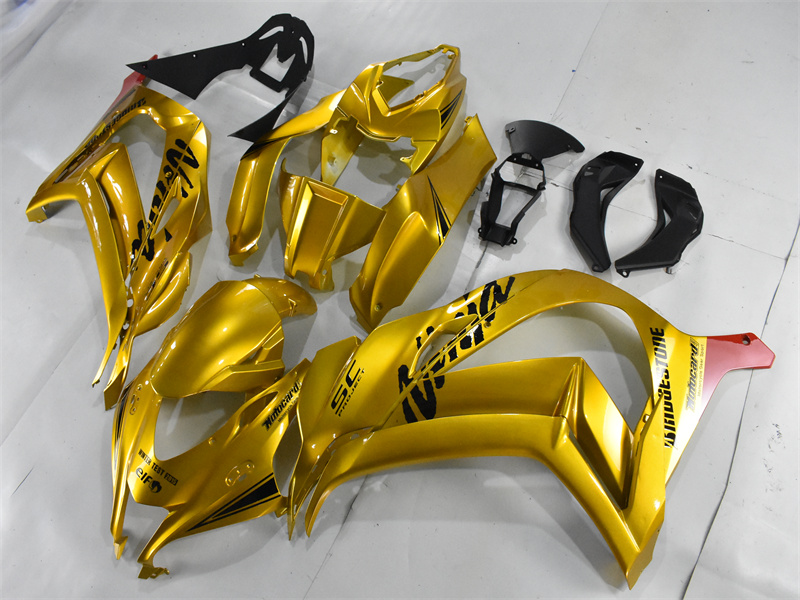 ボーナスパーツのみ アンクワルジン UNKVAL SEXYiCE カスタム MS Injection Gold Plastic Fairing Fit for Kawasaki Ninja