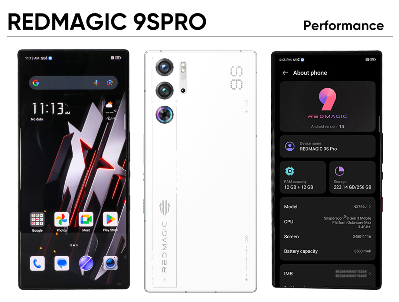 Red Magic 9S Pro NX769J 256GB 12GB RAM (Global Model) GSM Red Magic 9S Pro NX769J 256GB 12GB RAM (Global Model) GSM