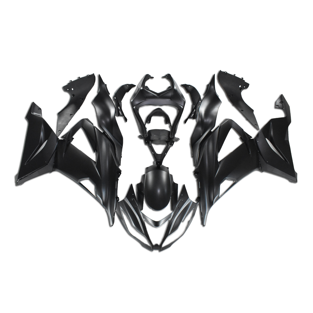FTD Matte Black Fairing Kit Fit for Kawasaki 2013-2018 ZX6R 636